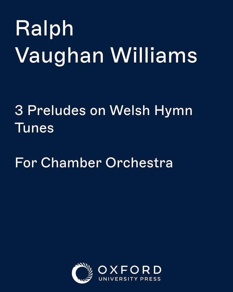 Three Preludes on Welsh Hymn Tunes — Ralph Vaughan Williams