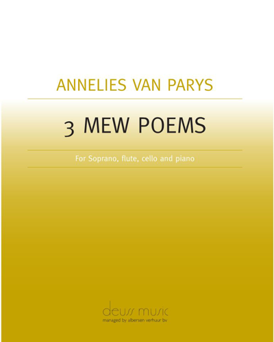 Three Mew Poems — Annelies Van Parys