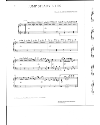Jump Steady Blues — Clarence Pinetop Smith