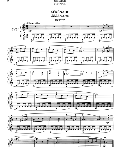 Serenade — Jean Absil