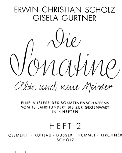 Sonatinas, Vol. 2 — Gisela Gurtner