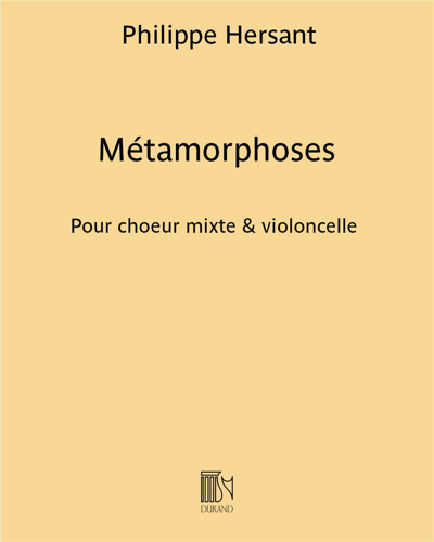 Métamorphoses — Philippe Hersant