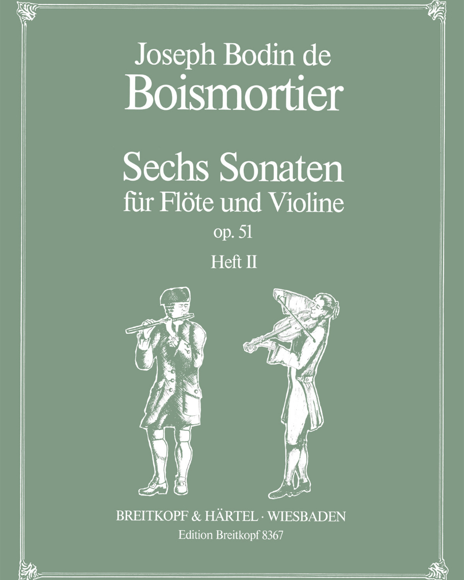 6 Sonaten op. 51 - Heft 2 — Joseph Bodin de Boismortier