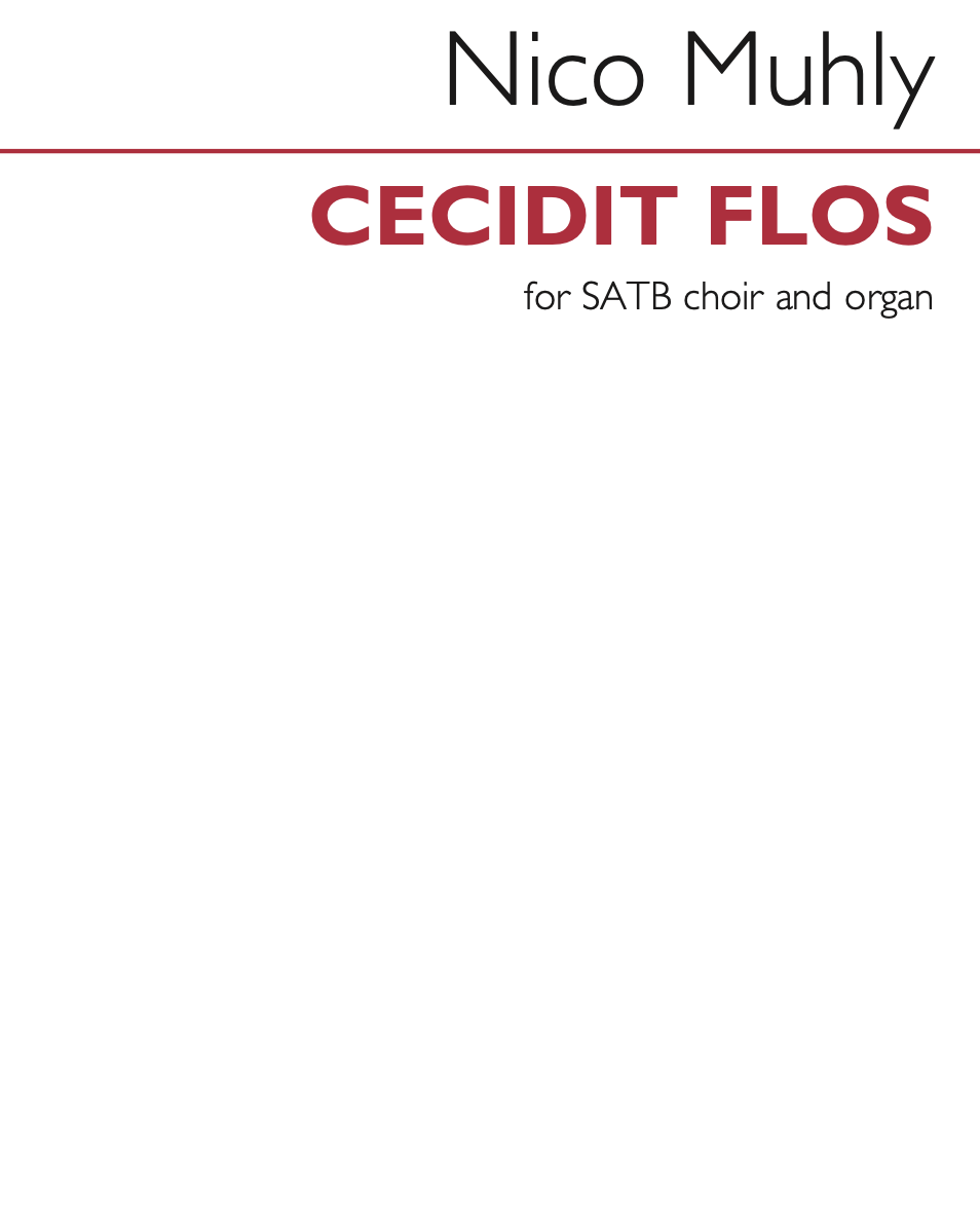 Cecidit Flos — 尼科·穆利