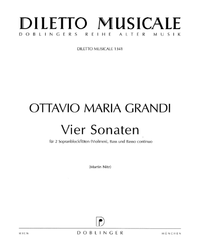 Four Sonatas, op. 2 — Ottavio Maria Grandi