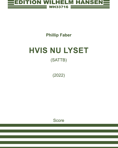 Hvis nu lyset — Phillip Faber