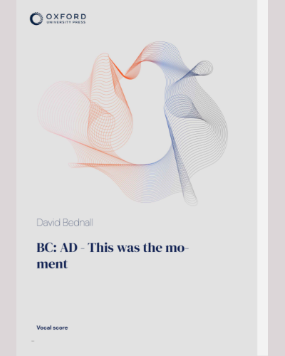 BC: AD - This was the moment — David Bednall