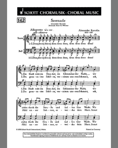 Serenade — Alexander Borodin