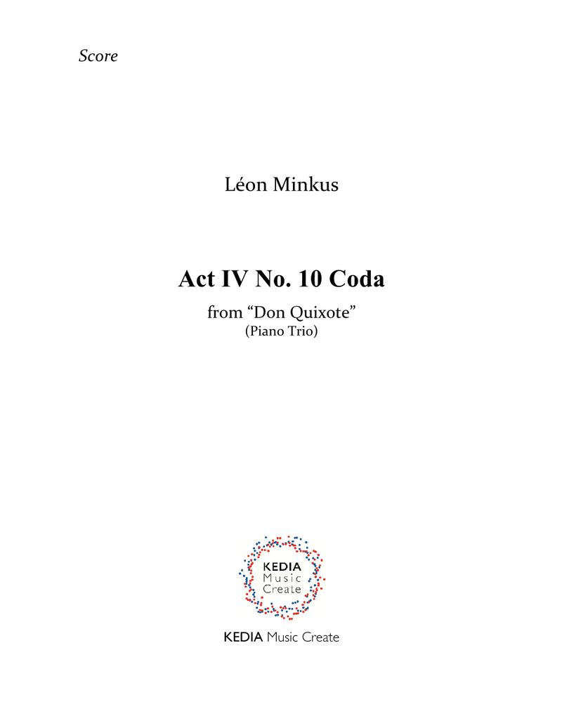 Coda (from 'Don Quixote' Grand pas de deux) — Ludwig Minkus