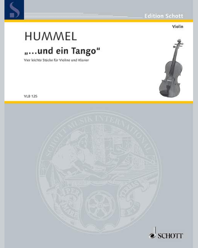 "... und ein Tango" — Bertold Hummel