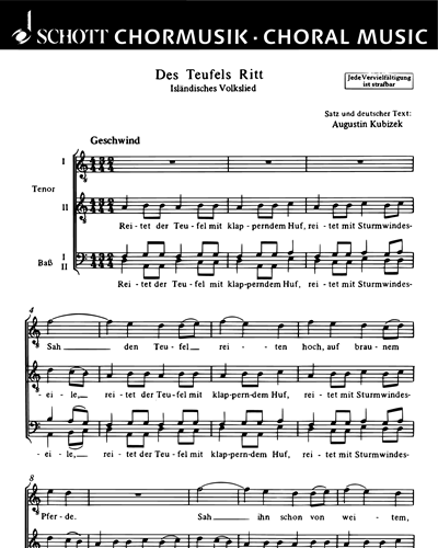 Des Teufels Ritt — Augustin Kubizek