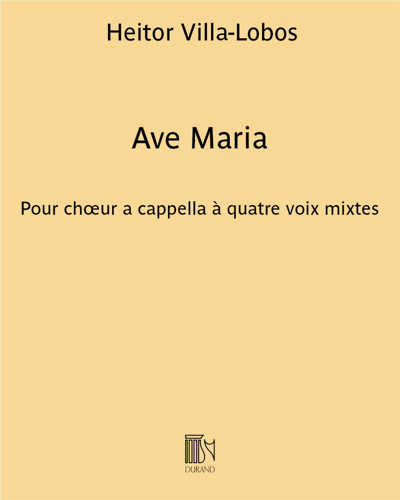Ave Maria (1931) — 维拉-洛博斯