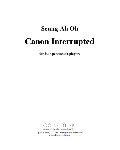 Canon interrupted — Seung-Won Oh
