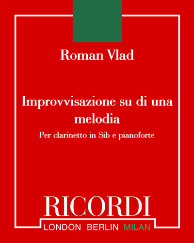 Improvvisazione su di una melodia — Roman Vlad