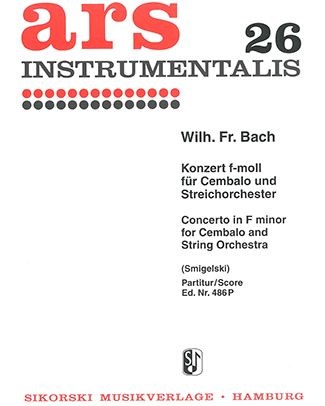 Concerto in F minor — W.F.巴赫