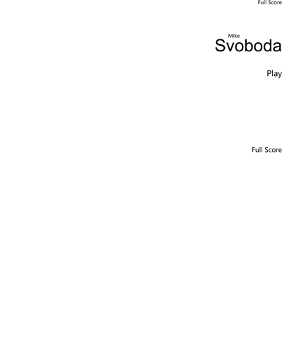 Play — Mike Svoboda