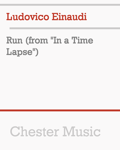 Run (from "In a Time Lapse") — 艾奥迪