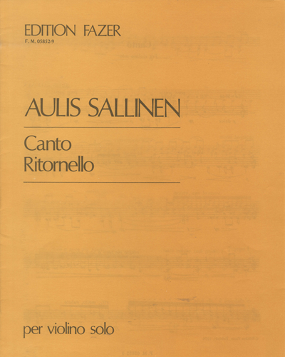 Canto & Ritornello — Aulis Sallinen