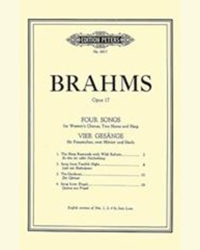 Four Songs, op. 17 — 勃拉姆斯