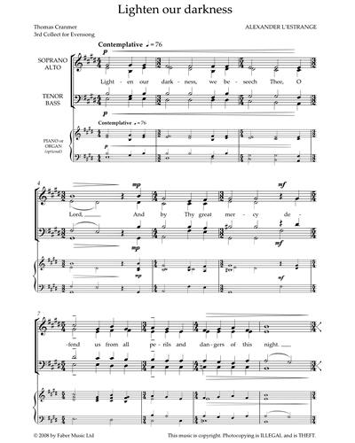 Lighten Our Darkness — Alexander L’Estrange