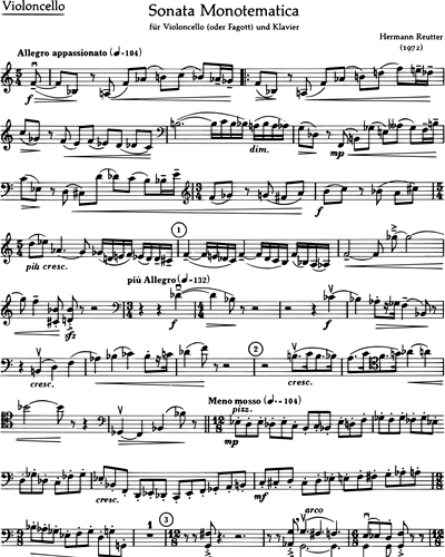 Sonata Monotematica — Hermann Reutter