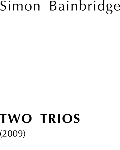 Two Trios — Simon Bainbridge