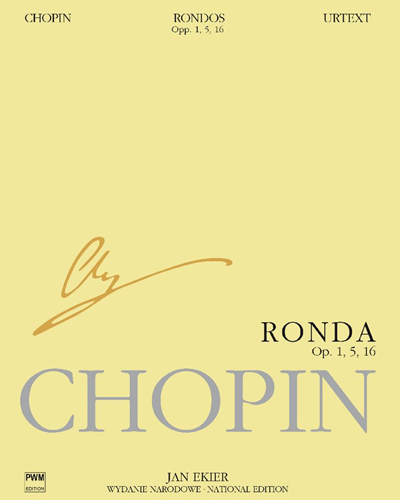 Rondos, opp. 1, 5, 16 (National Edition) — 肖邦