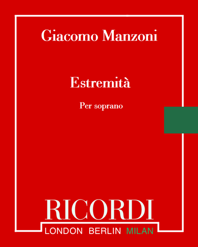 Estremità — 贾科莫·曼佐尼