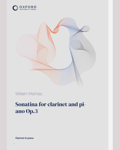 Sonatina for clarinet and piano Op.3 — William Mathias