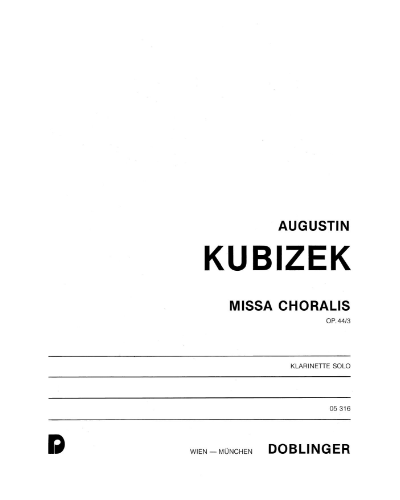 Missa Choralis, op. 44/3 — Augustin Kubizek