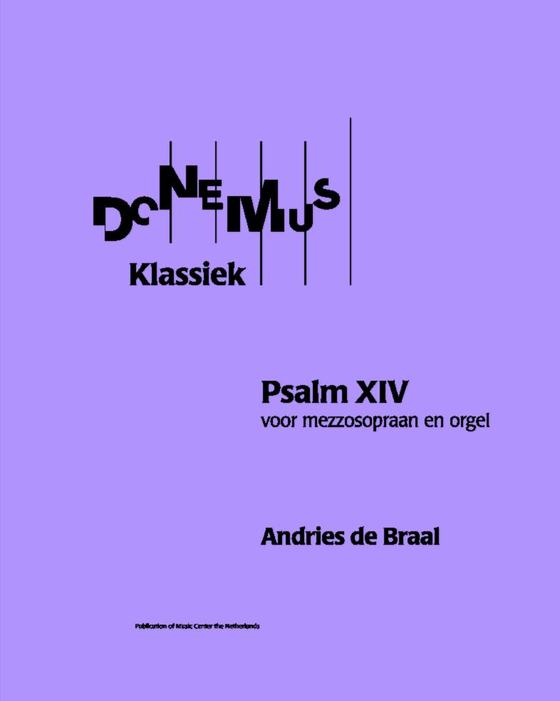 Psalm 15 — Andries de Braal