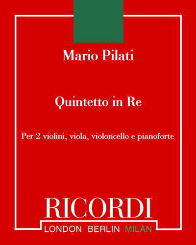 Quintetto in Re — Mario Pilati