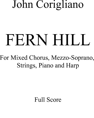 Fern Hill [Version for Harp, Piano and Strings] — 约翰·科里利亚诺