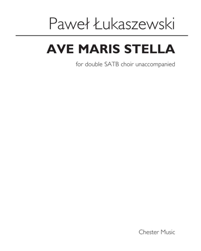 Ave maris stella — Paweł Łukaszewski