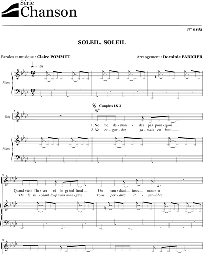 Soleil soleil — Claire Pommet