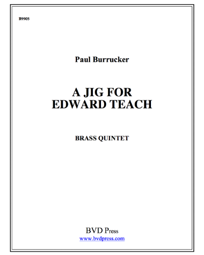 A Jig for Edward Teach — Paul Burrucker