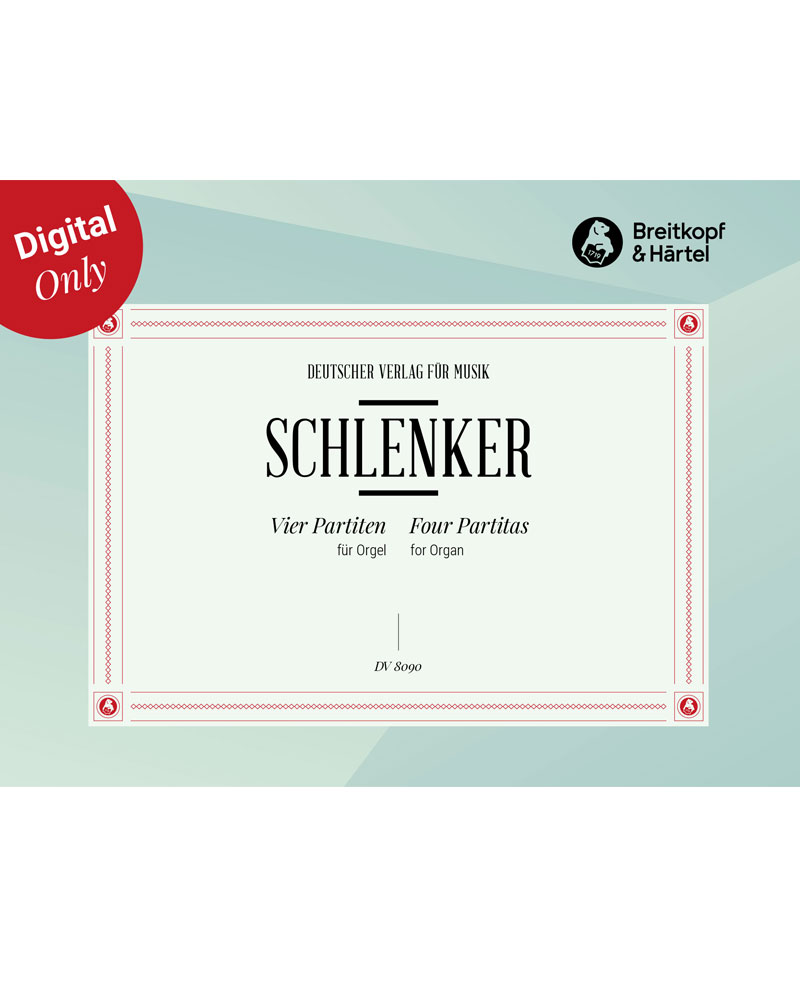 4 Organ Partitas on Own Melodies — Manfred Schlenker