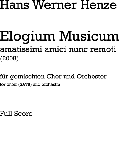Elogium Musicum — 亨策