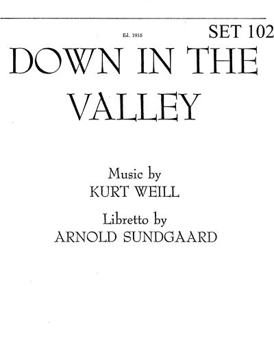 Down in the Valley — 魏尔