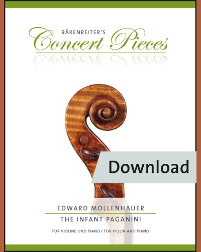 The Infant Paganini for Violin and Piano — Edward Mollenhauer