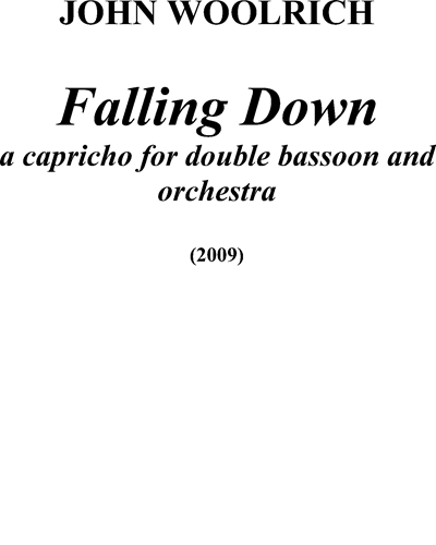 Falling Down — John Woolrich