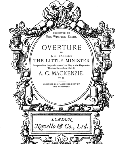 Overture to "The Little Minister" — Alexander Mackenzie