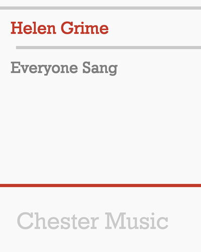 Everyone Sang — Helen Grime