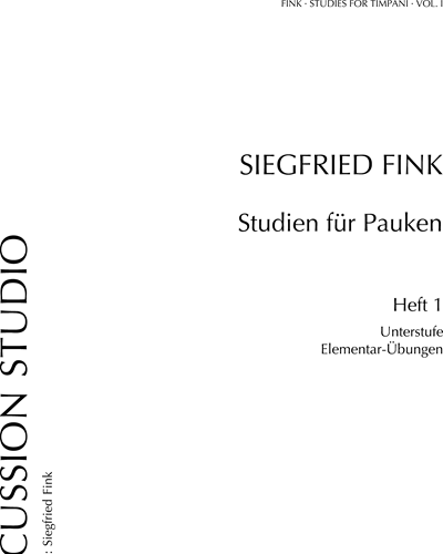 Studies for Timpani, Book 1 — 齐格弗里德·芬克