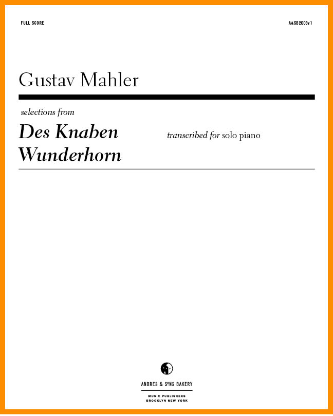 Mahler Transcriptions — Gustav Mahler