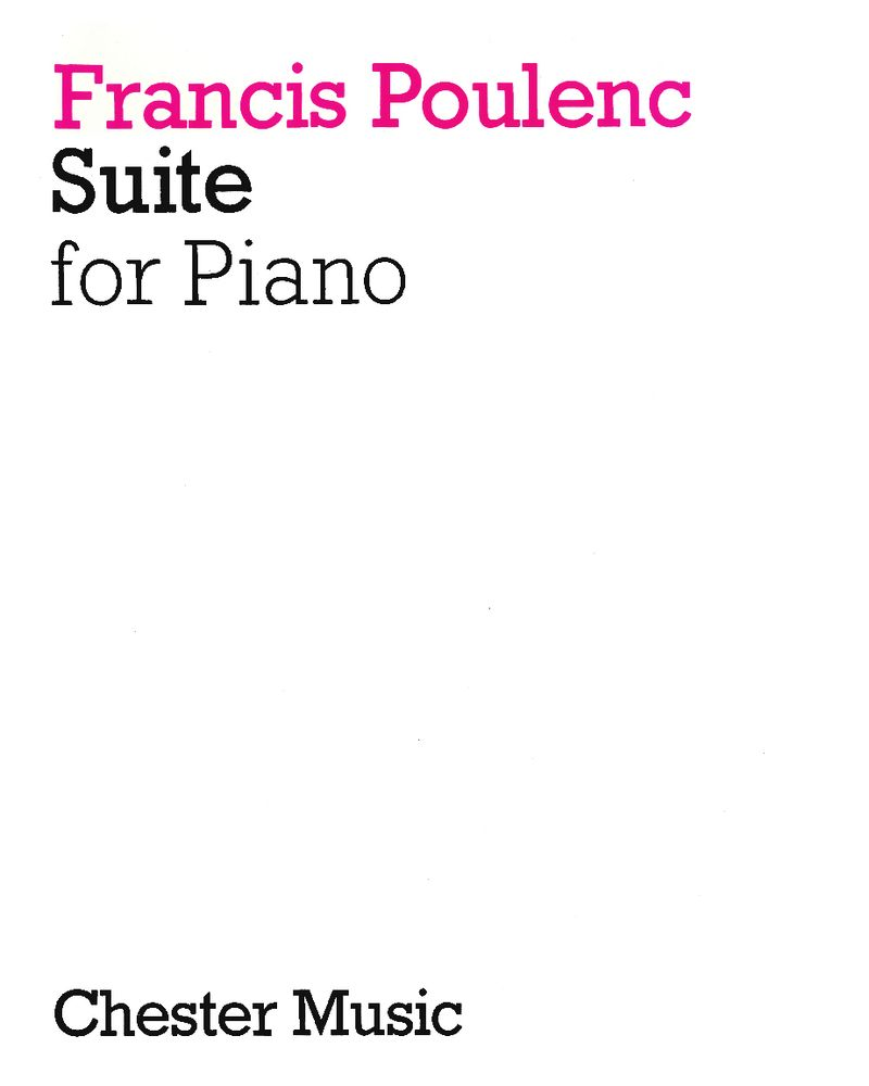 Suite for Piano — 普朗克