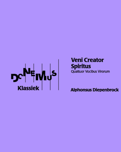 Veni Creator Spiritus — Alphons Diepenbrock