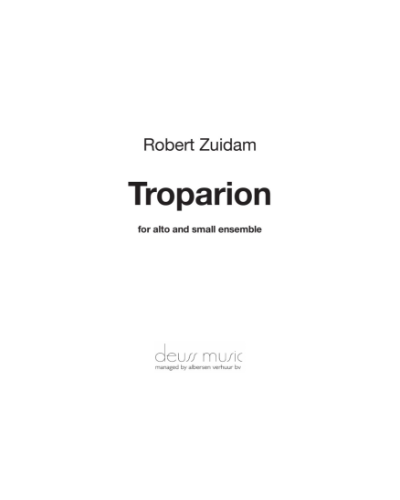 Troparion — Robert Zuidam