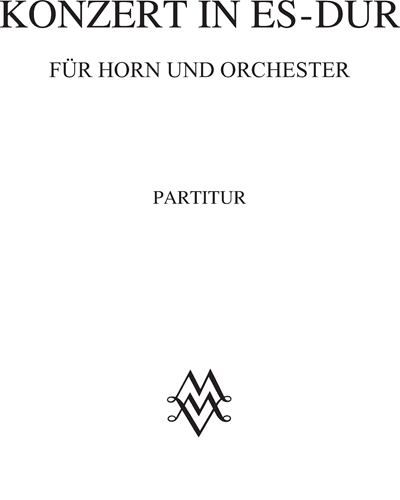 Concerto in E-flat major for Horn and Orchestra — 但齐