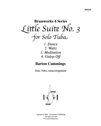 Little Suite No. 3 for Solo Tuba — Barton Cummings